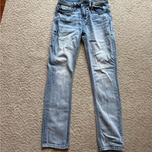 BKE Men’s Skinny Jeans - Light Blue Wash